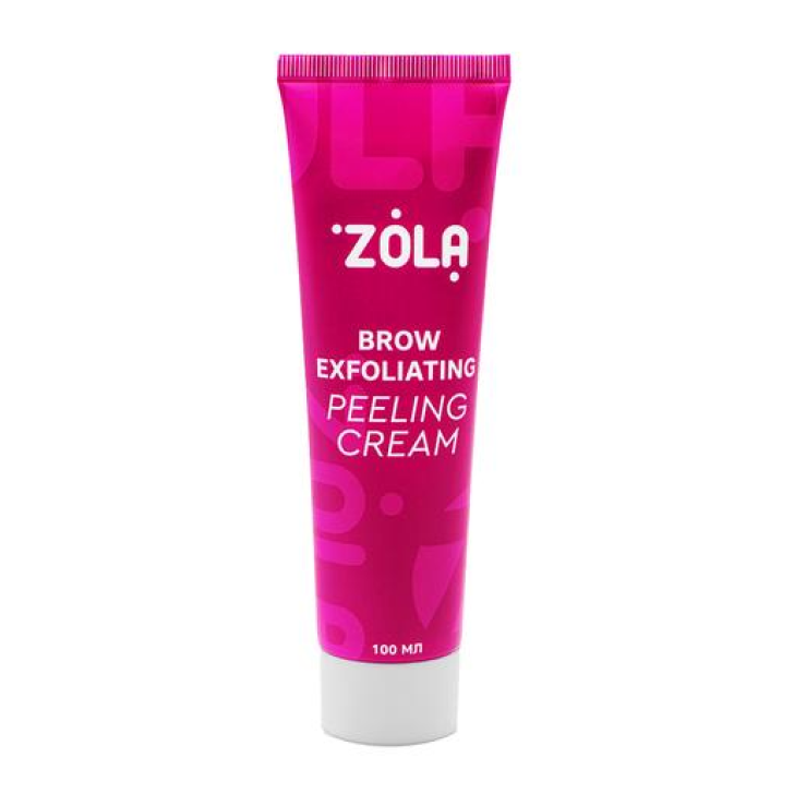 Crema esfoliante per le sopracciglia