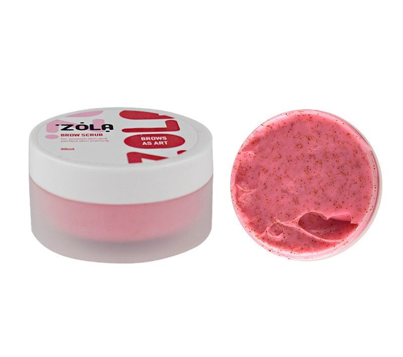 Scrub per sopracciglia rosa