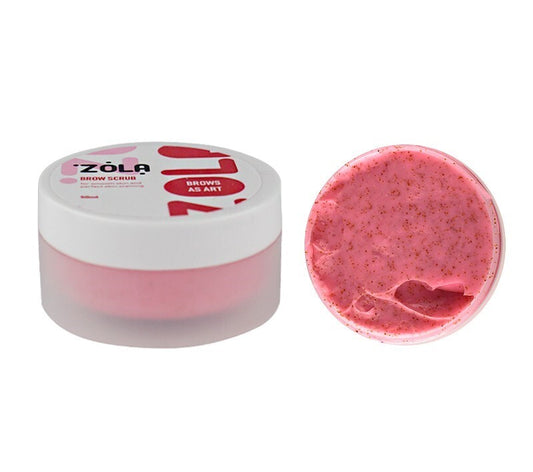 Scrub per sopracciglia rosa