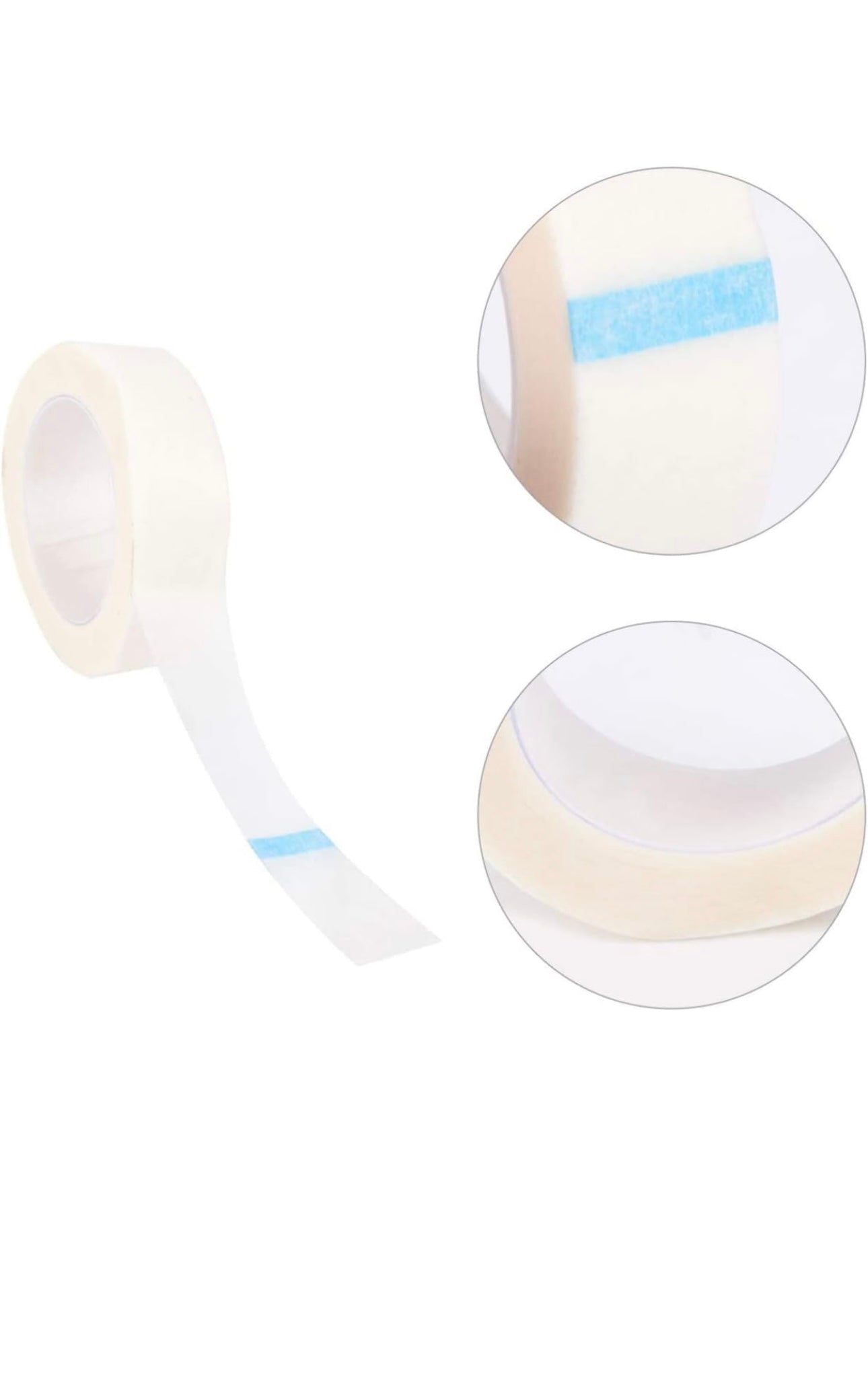 Scotch bianco per isolare le ciglia