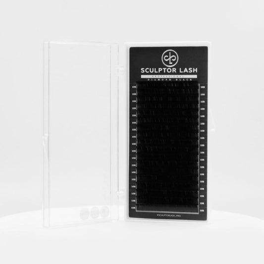 Ciglia DIAMOND BLACK – 18 strisce – nere – single