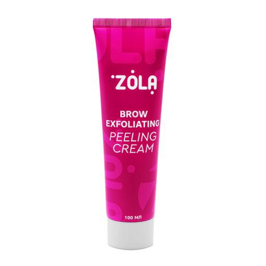 Crema esfoliante per le sopracciglia